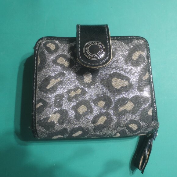 Coach Ocelot Leopard Medium Snap Zip Around Wallet. - Picture 1 of 10